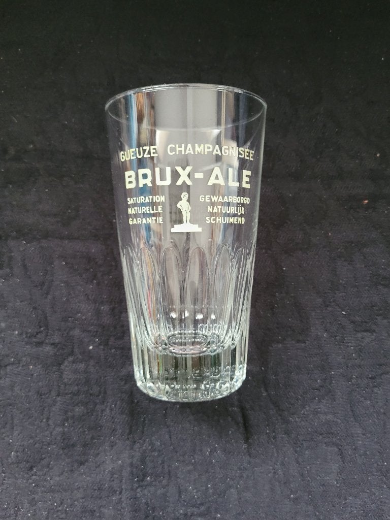verre à bière gueuze champagnisée BRUX-ALE, Enlèvement ou Envoi, Utilisé, Verre ou Verres, Autres marques