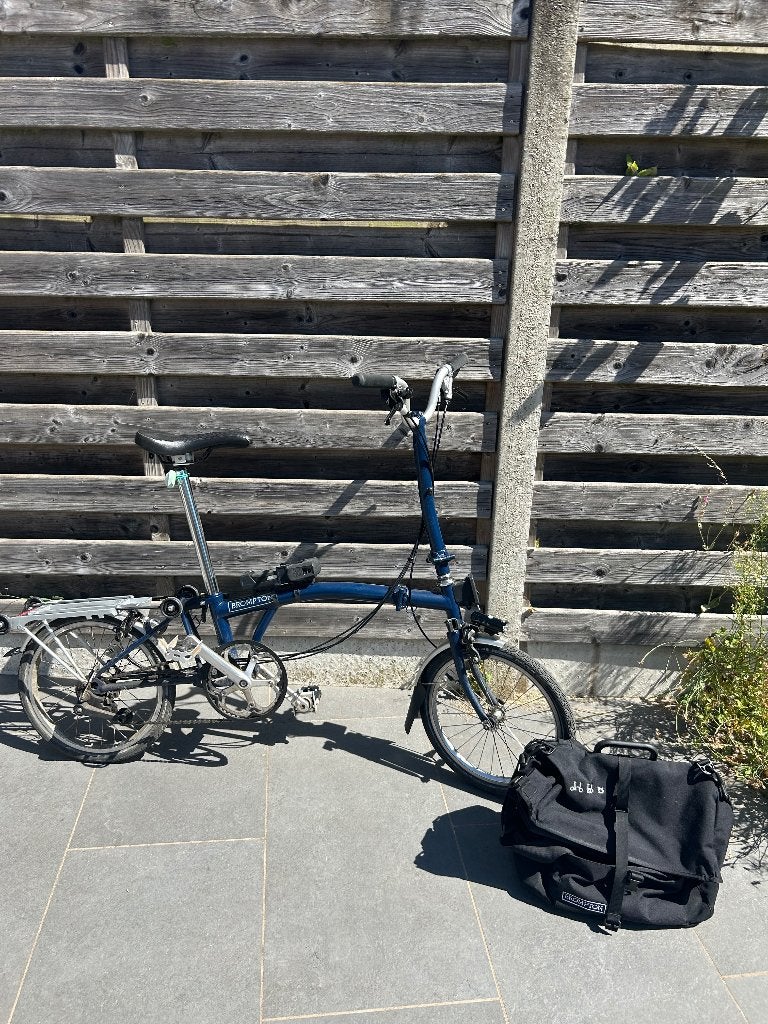 Brompton H6R plooifiets, Fietsen en Brommers, Ophalen, Zo goed als nieuw, Brompton, Versnellingen