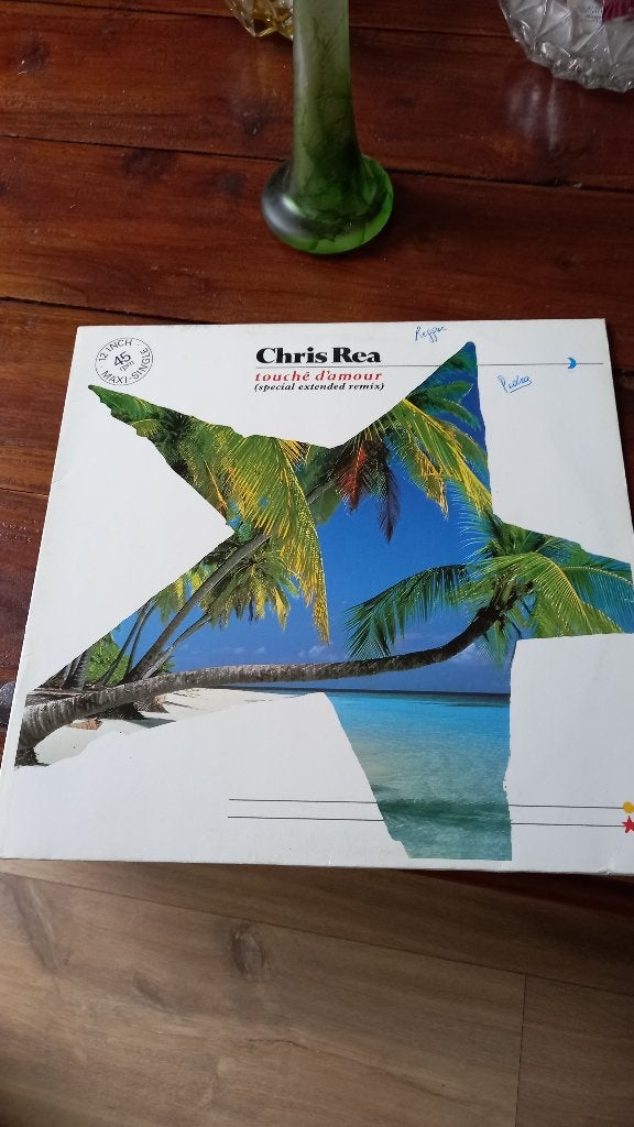 vinyl (maxi 45T) chris réa "touché d'amour", Cd's en Dvd's, Ophalen, Zo goed als nieuw, Pop