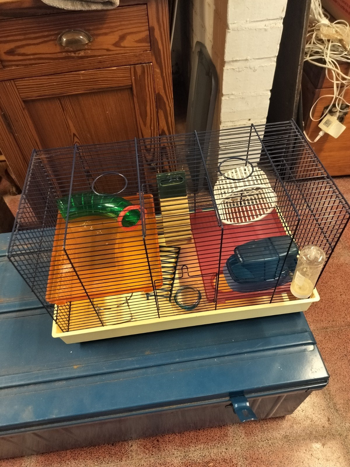 Jolie cage à hamsters., Enlèvement, Cage, Hamster