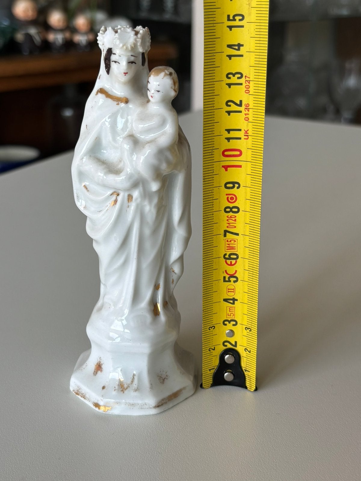 Antiek Maria beeldje brussels porselein periode 1820 1850, Ophalen