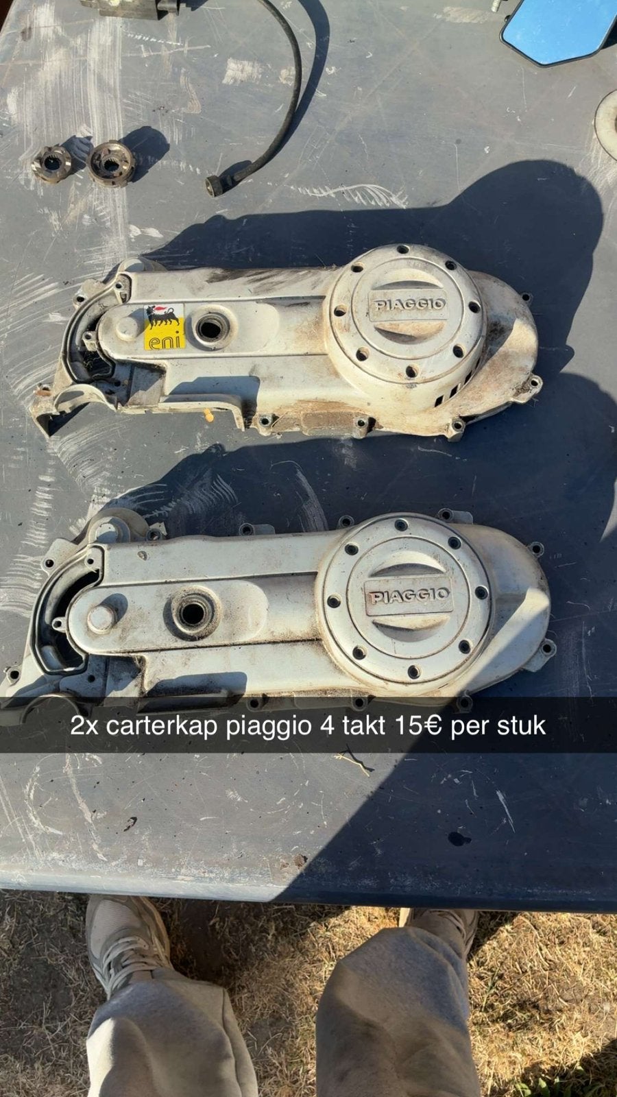 Carter kap piaggio zip 4takt, Fietsen en Brommers, Ophalen, Zo goed als nieuw, Kap, Piaggio