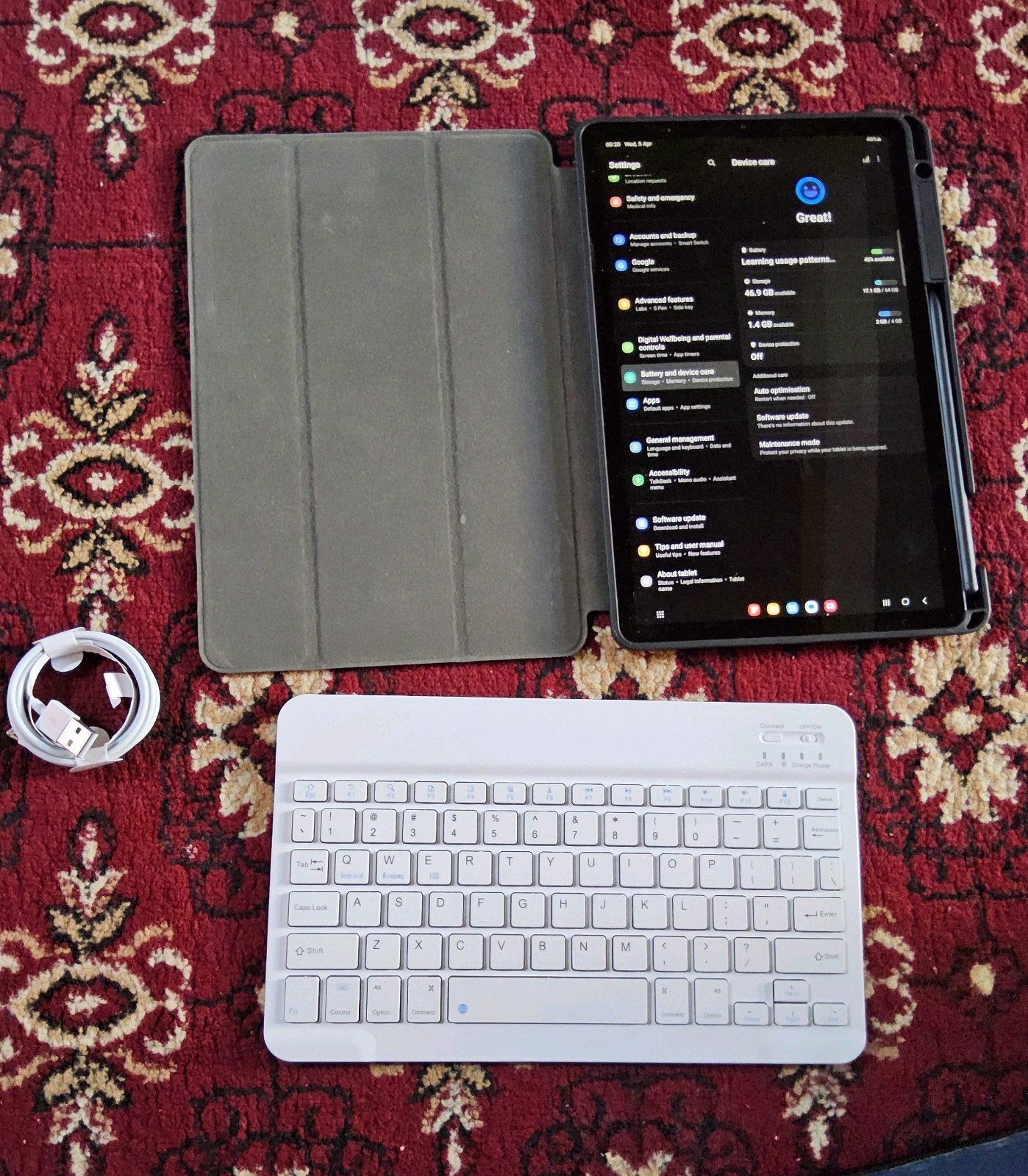 Samsung Galaxy Tab S6 Lite, presque neuf avec accessoires, Informatique & Logiciels, Android Tablettes, Enlèvement ou Envoi