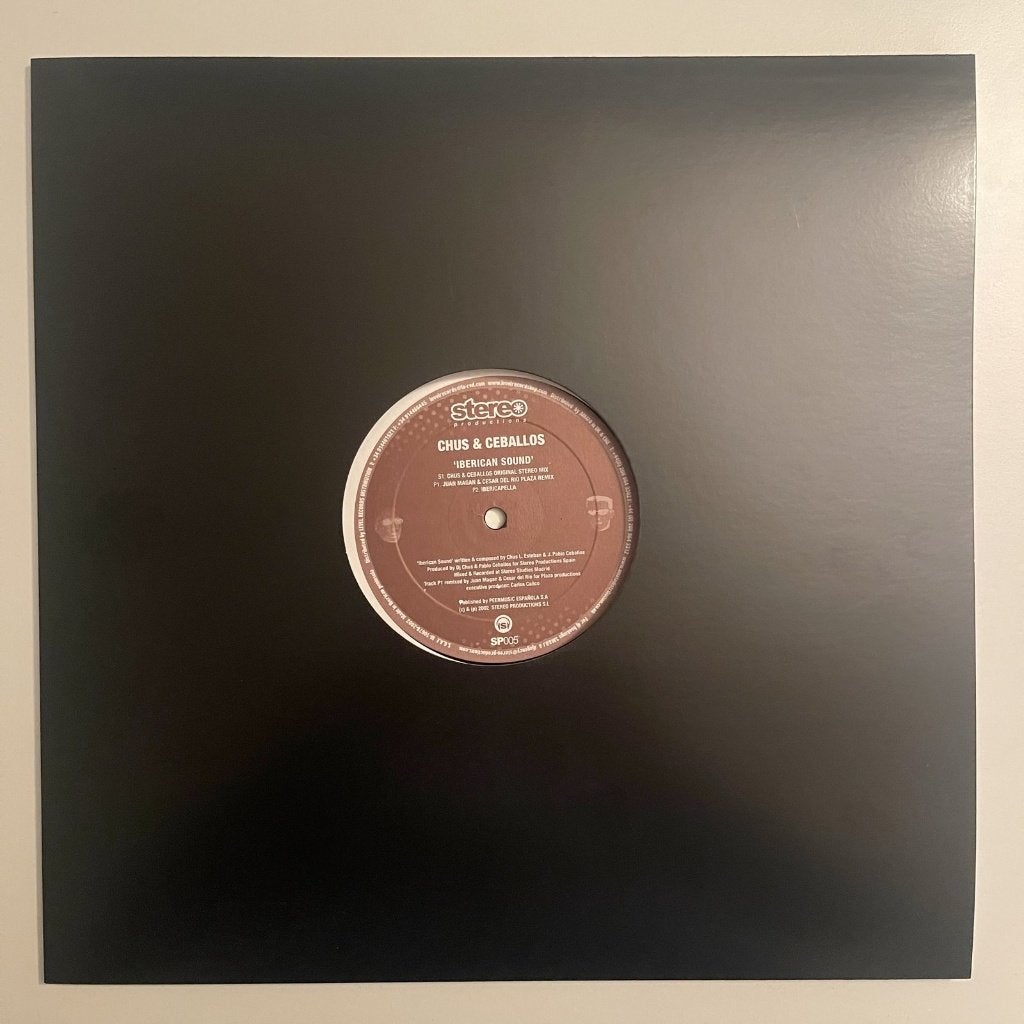 Chus & Ceballos - Iberican Sound, Enlèvement ou Envoi, Comme neuf, 12 pouces, House
