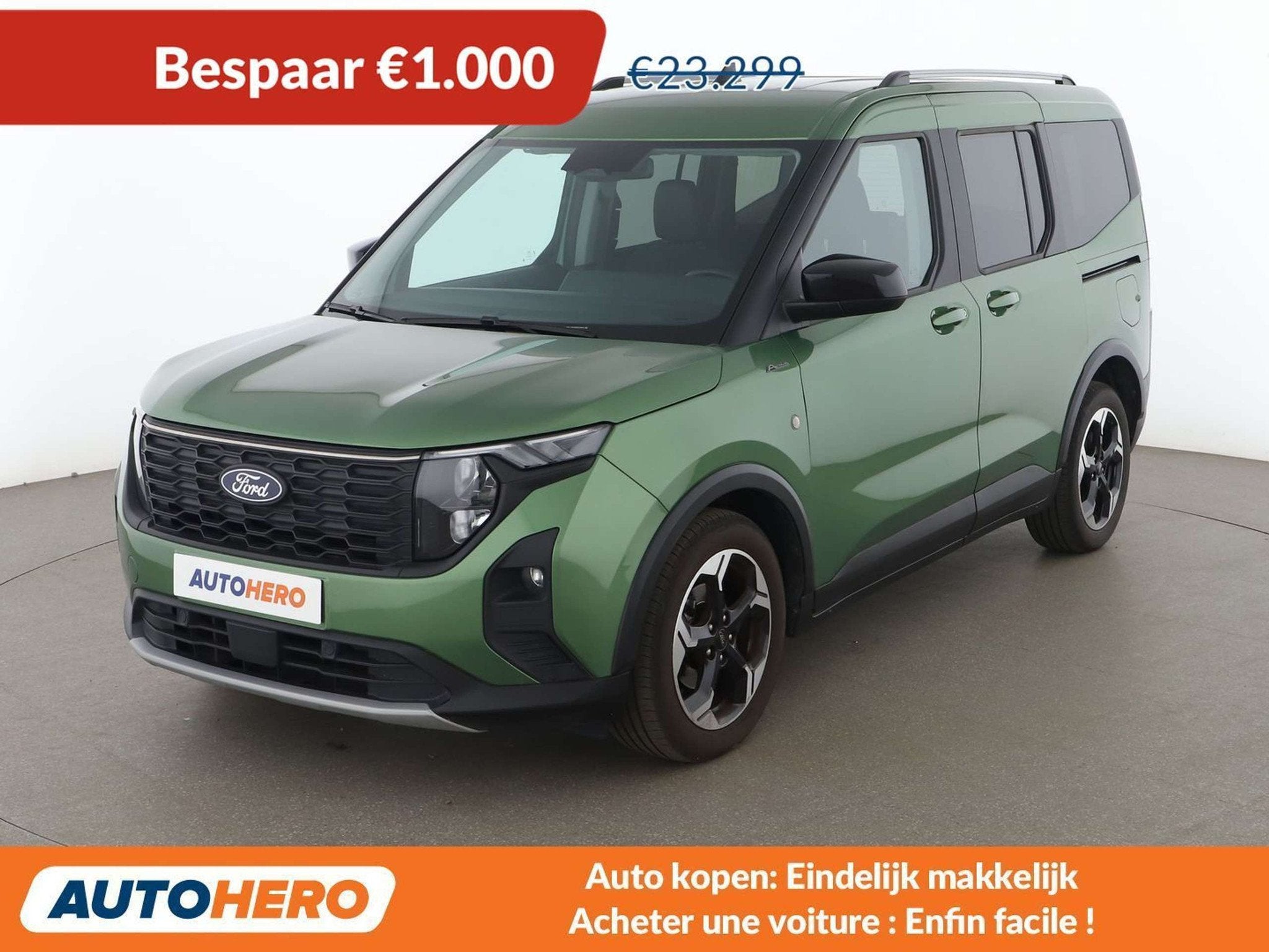 Ford Tourneo Courier 1.0 EcoBoost Active (automatique), Autos, 998 cm³, Euro 6, Autres carburants, 5 portes