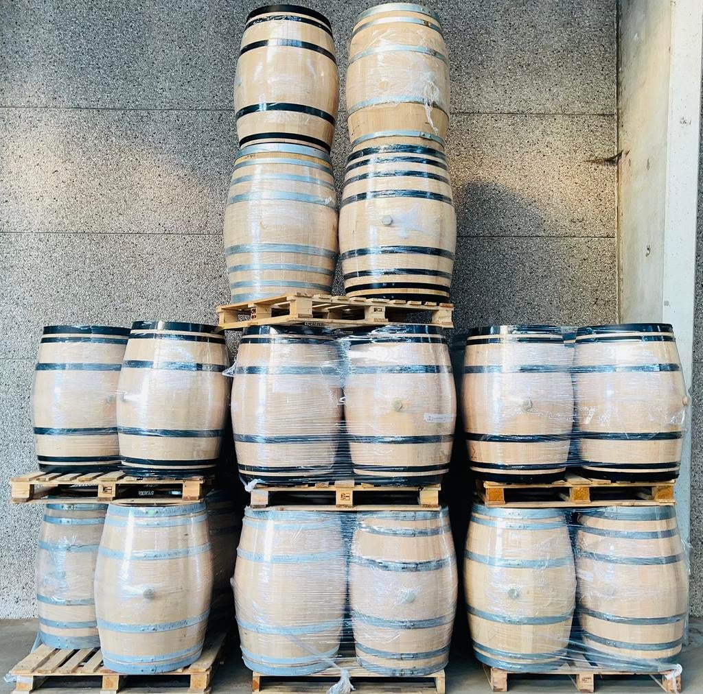 Eikenhouten wijnvat (Bordeaux-vat) 225l-300l, Ophalen of Verzenden, Zo goed als nieuw, Hout