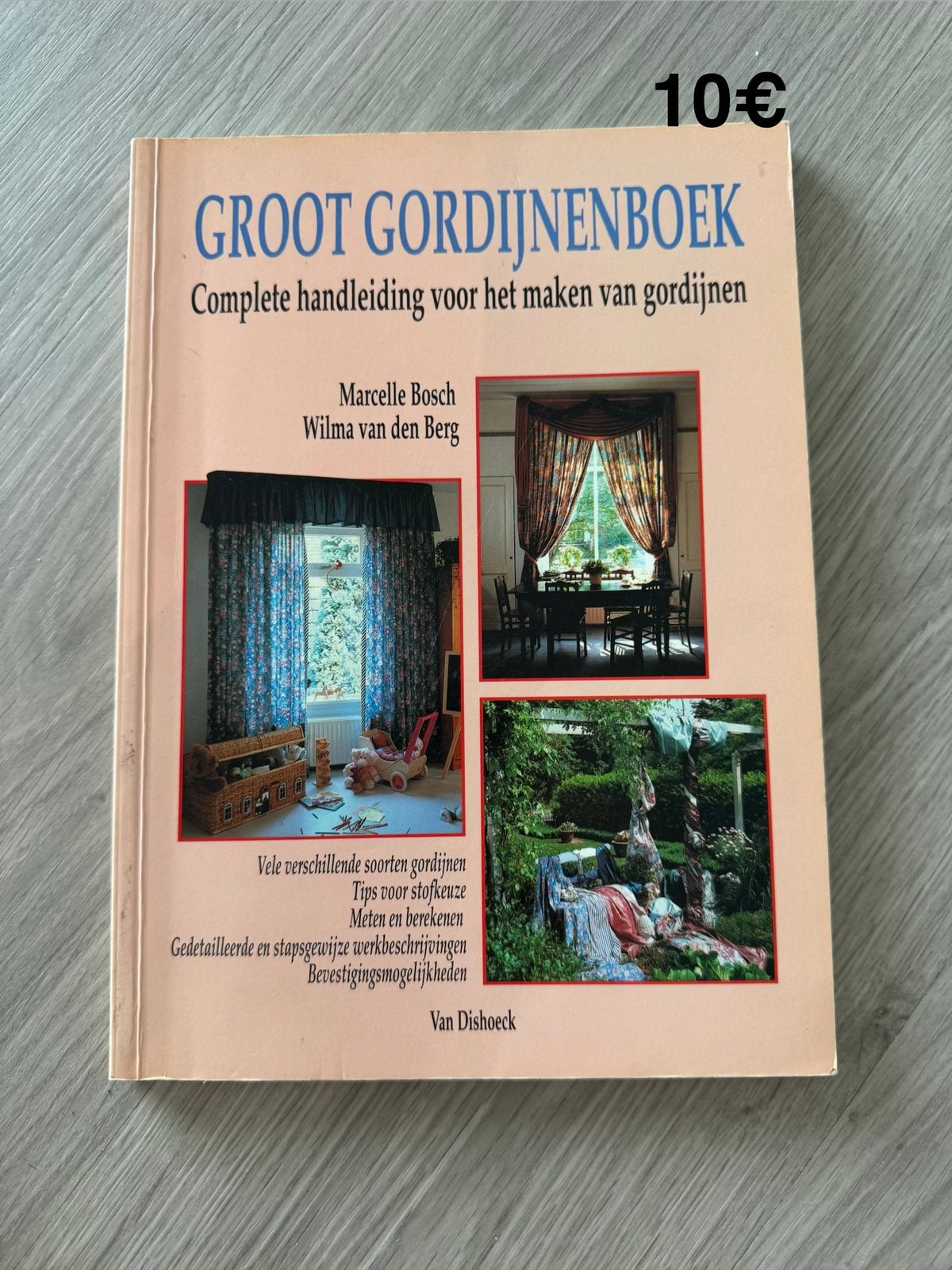 M. Bosch - Groot gordijnenboek, Ophalen of Verzenden, M. Bosch; W. van den Berg
