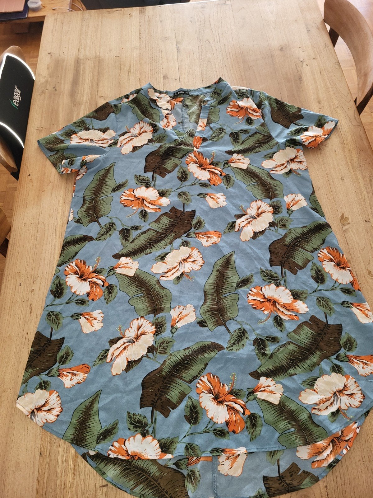 robe courte colorée 3xl, Taille 46/48 (XL) ou plus grande, Au-dessus du genou, Comme neuf, Bleu