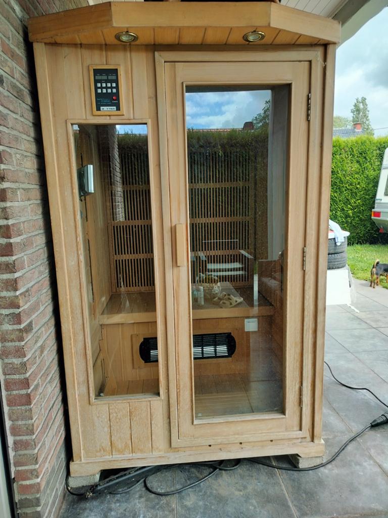 Infrarood cabine homefocus, model 200A, Ophalen, Gebruikt, Infrarood, Complete sauna