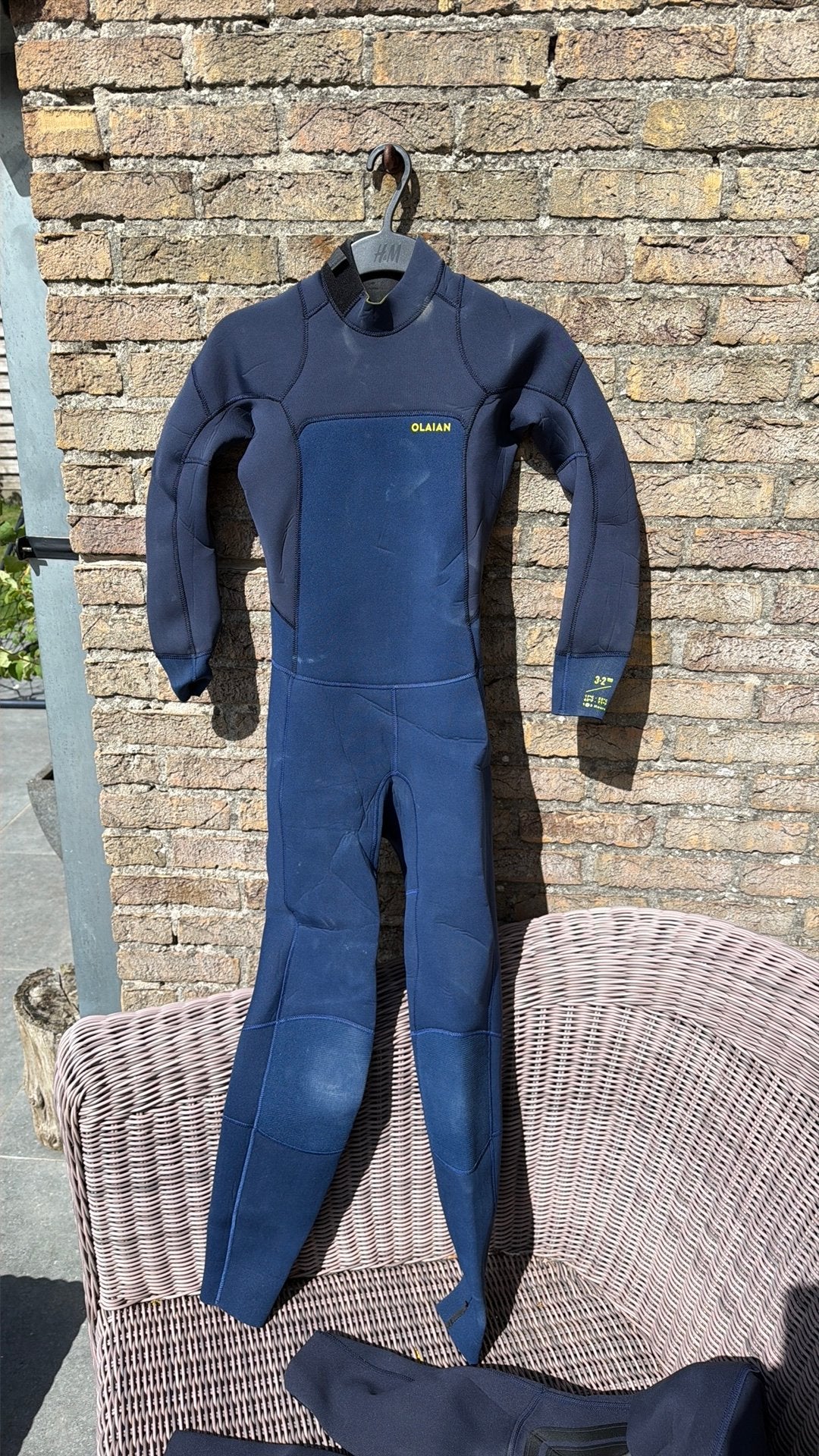 Wetsuit, Ophalen, Zo goed als nieuw