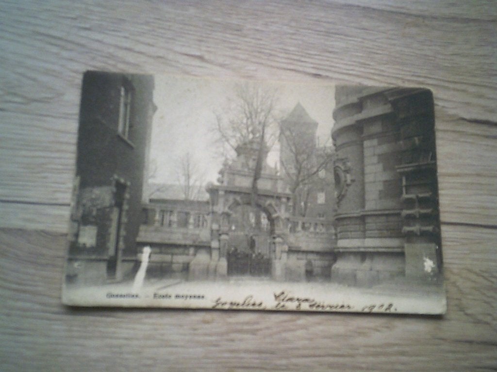 GOSSELIES: Ecole Moyenne, Enlèvement ou Envoi, Avant 1920, Affranchie, Hainaut