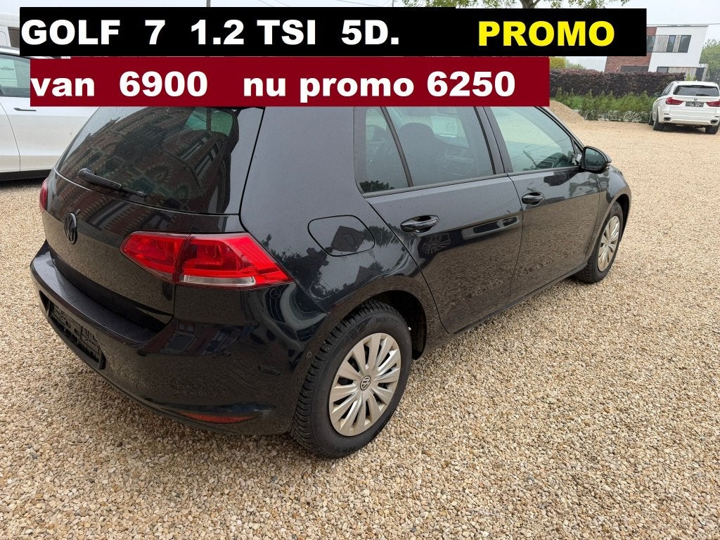 vw golf 7 1.2 tsi. black 5 deurs  150km, Euro 5, Achat, 5 portes, Essence