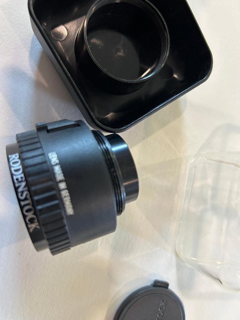 Rodenstock Rodagon 80mm f/4 M39 – objectif agrandisseur, Enlèvement ou Envoi, Comme neuf, Objectif macro