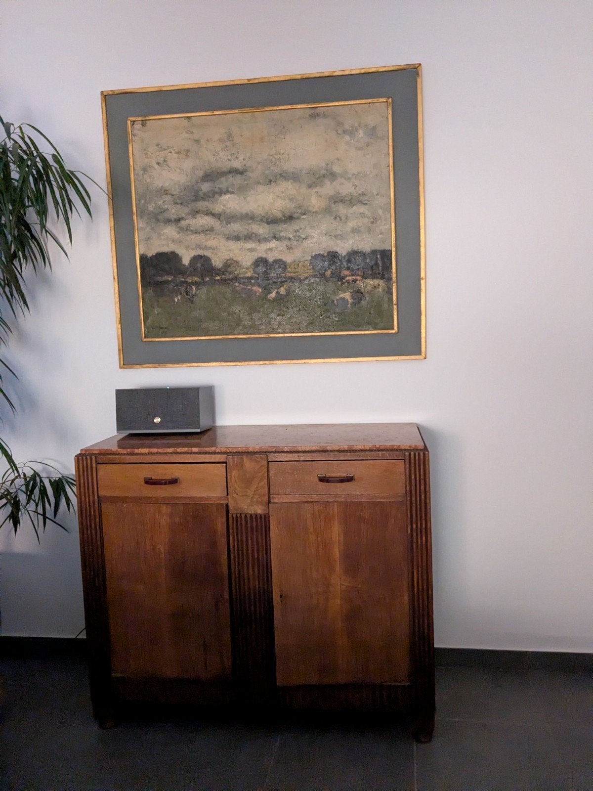 Art Deco kast en schilderij, Ophalen