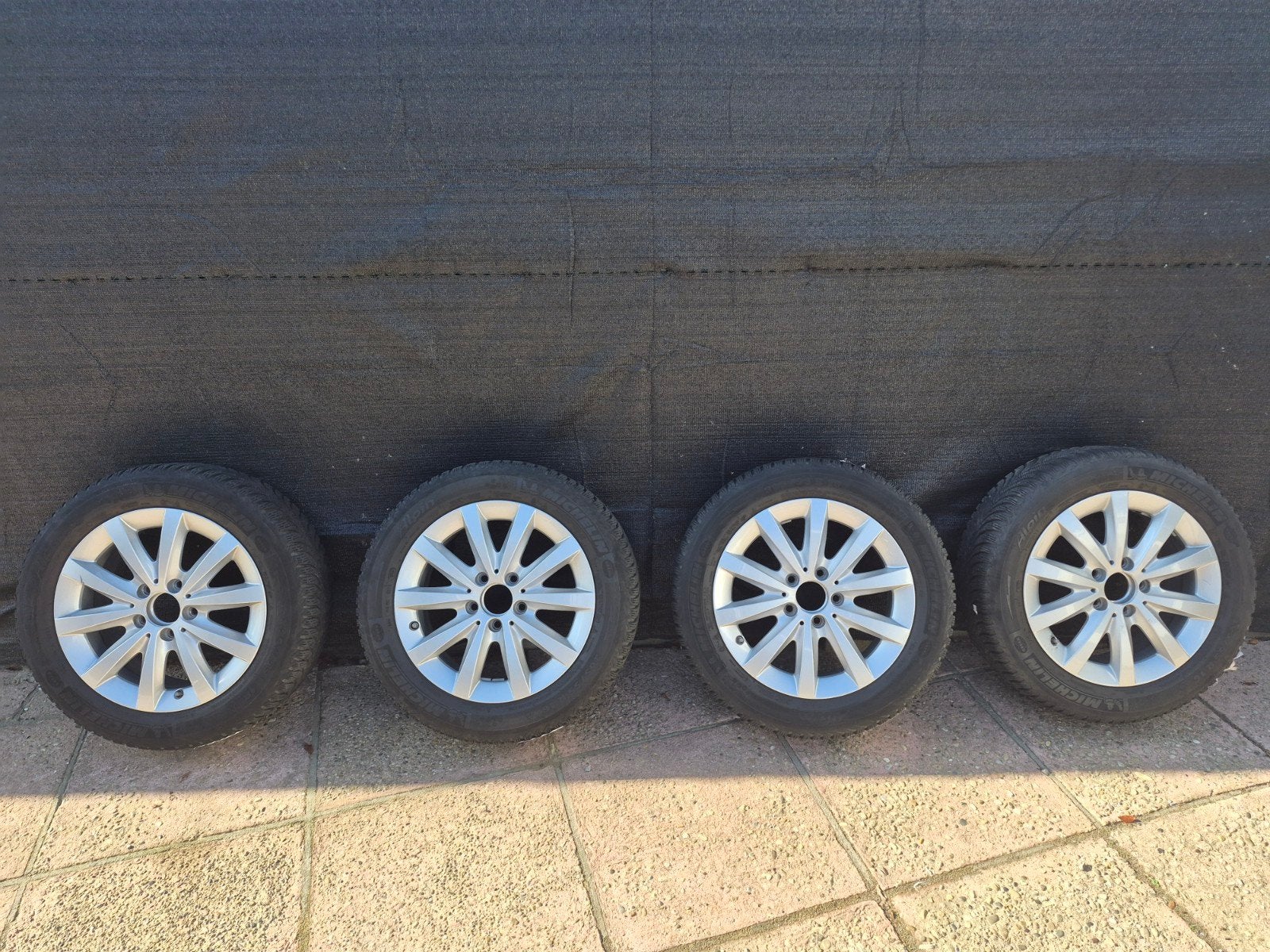 4 winterwielen Mercedes CLA – Ronal 16" – Michelin Alpin 5 2, Pneus hiver, 16 pouces, Véhicule de tourisme, 205 mm