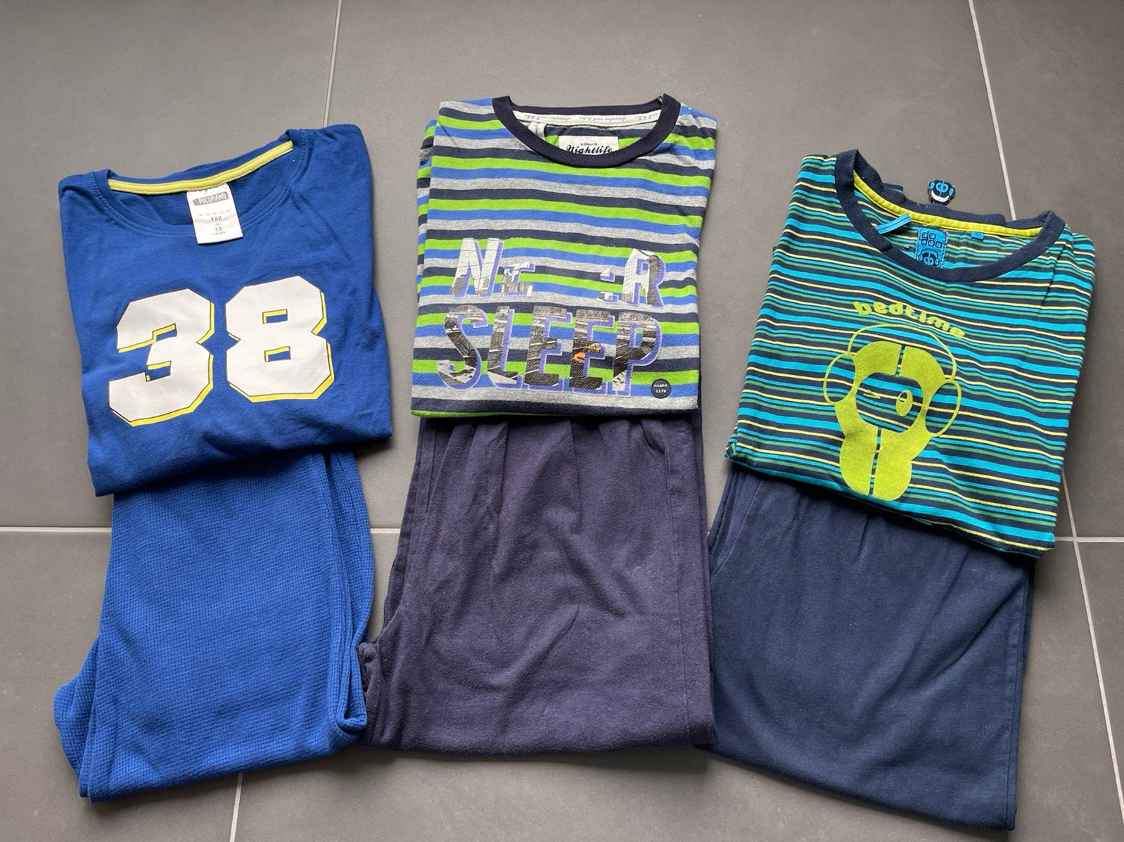 Pakket pyjama’s lang maat 152, Kinderen en Baby's, Ophalen of Verzenden, Gebruikt, Broek