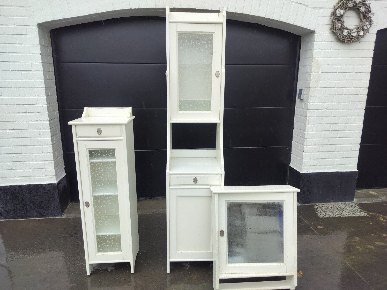 Badkamer meubels, Bricolage & Construction, Châssis & Portes coulissantes, Enlèvement