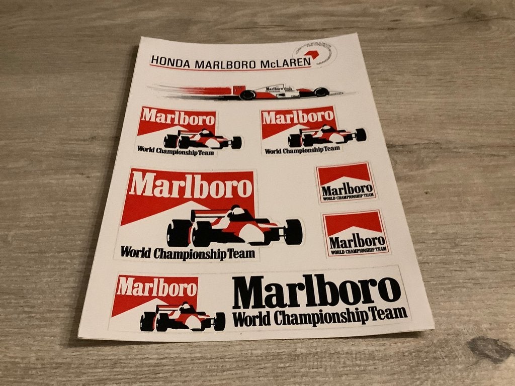 Marlboro sticker blad (Nieuw), Verzamelen, Ophalen of Verzenden, Nieuw, Merk