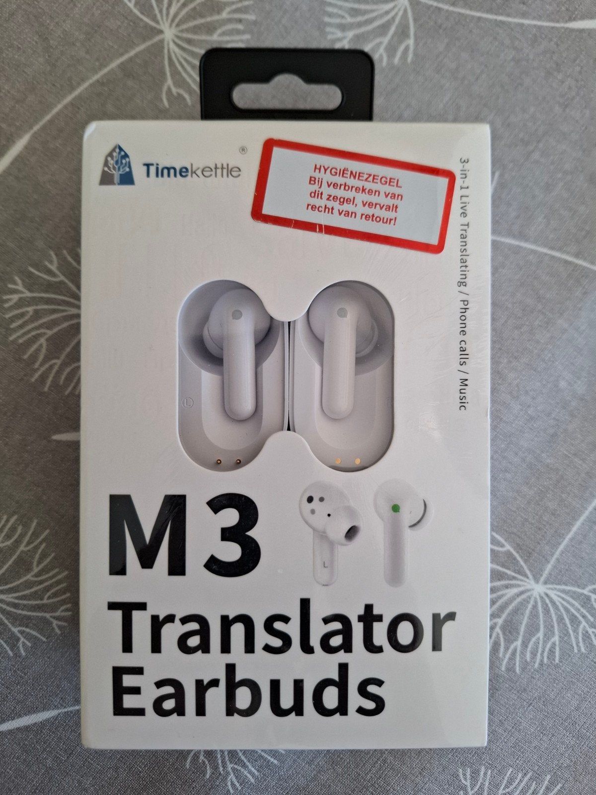Timekettle M3 Translator, TV, Hi-fi & Vidéo, Autres marques, Enlèvement ou Envoi, Blanc, Intra-auriculaire
