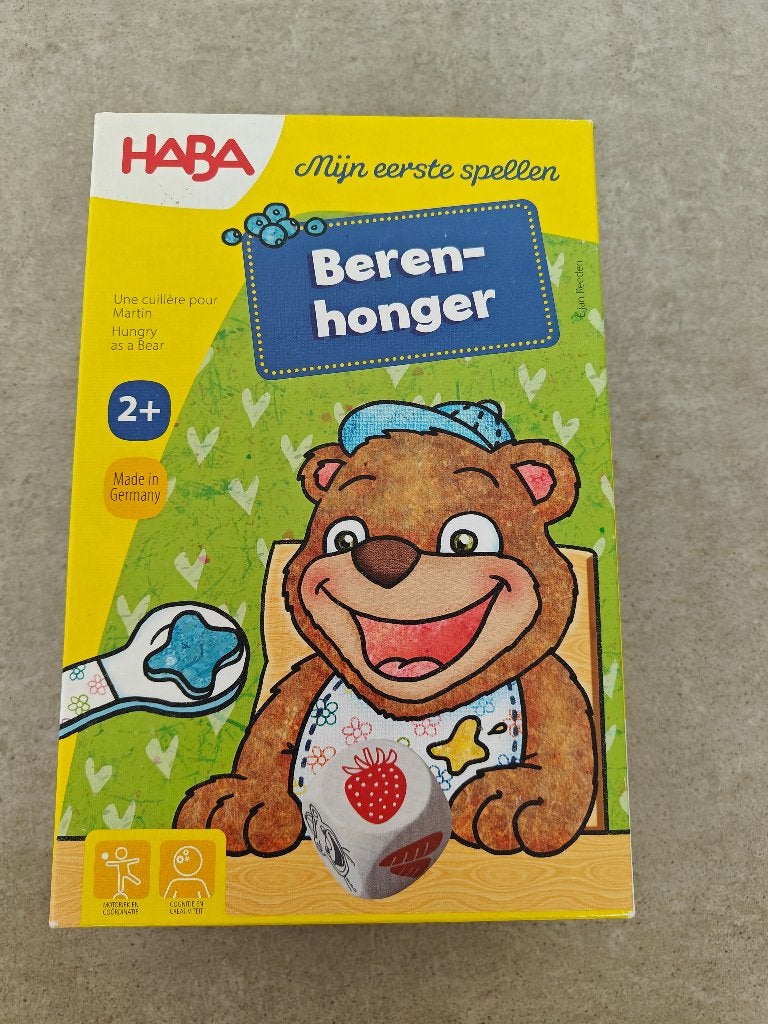 HABA spelletje - Berenhonger, Ophalen, Zo goed als nieuw, Taal en Lezen
