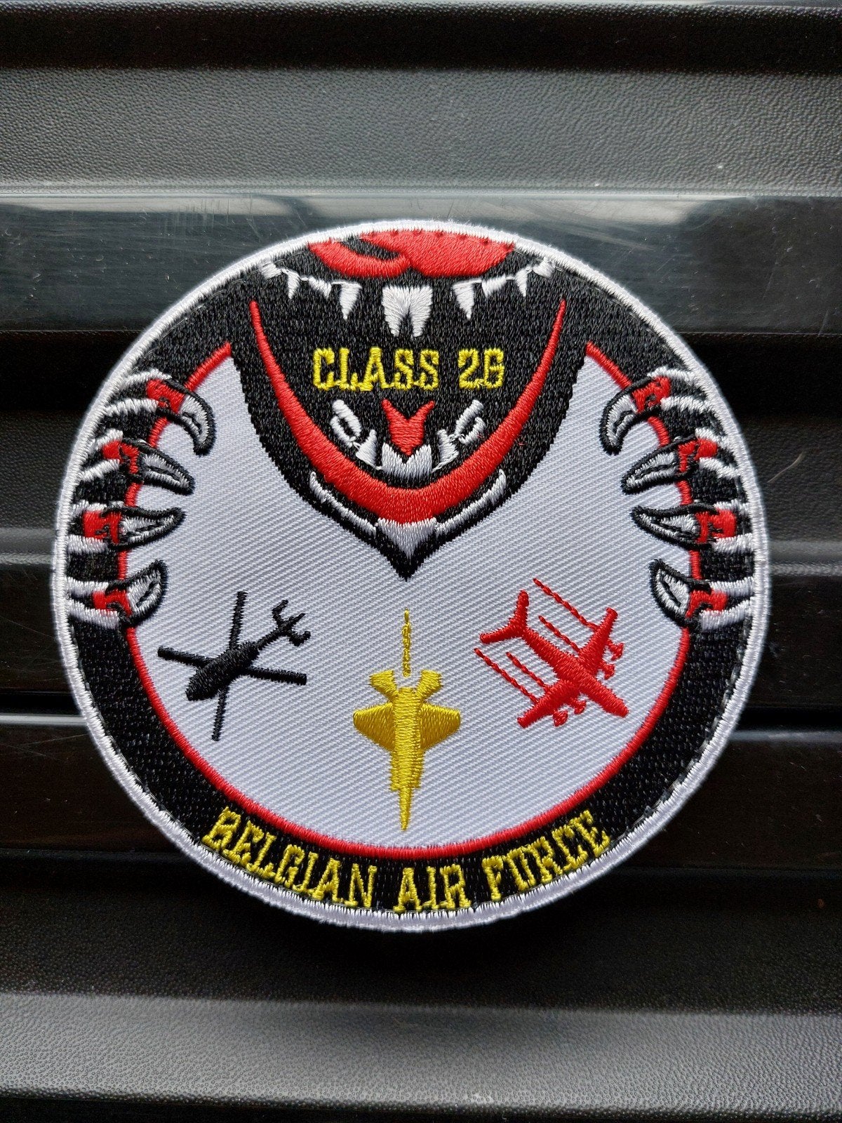Patch Belgian Air Force class 2026, Verzamelen, Militaria | Algemeen, Verzenden, Luchtmacht, Embleem of Badge
