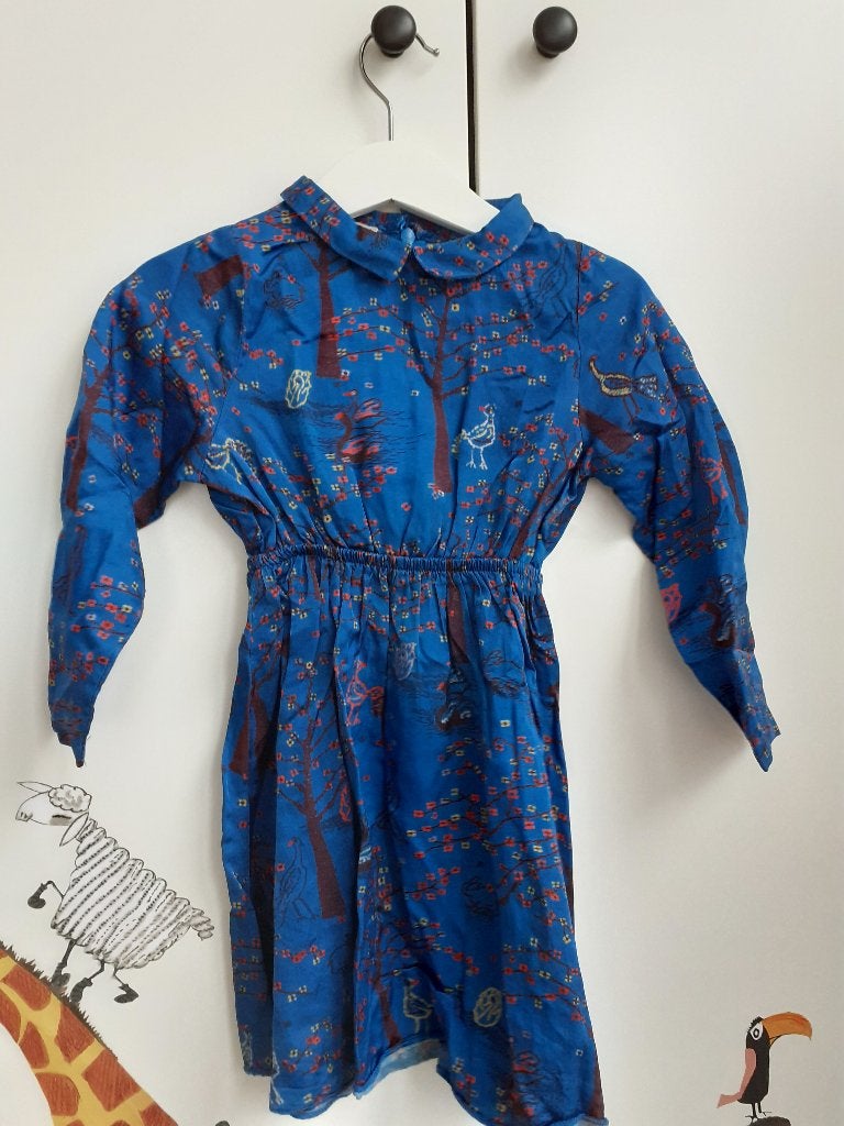 Kleedje Fred+Ginger maat 98 - blauw, Kinderen en Baby's, Meisje, Ophalen of Verzenden, Zo goed als nieuw, Fred&Ginger