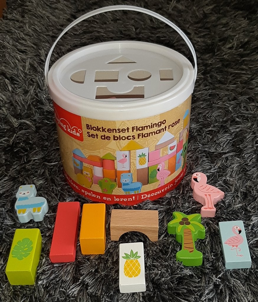 Ensemble complet de blocs Flamingo, Enlèvement