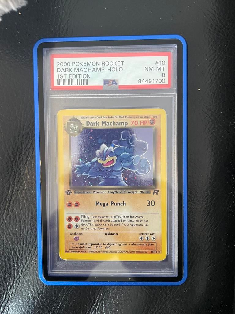 Dark Machamp #10 1ère édition Holo — PSA 8, Hobby & Loisirs créatifs, Jeux de cartes à collectionner | Pokémon, Enlèvement ou Envoi