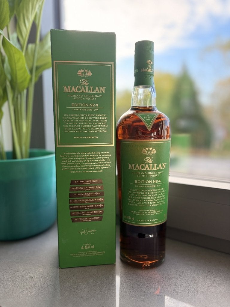 Macallan Edition No. 4 Limited Release 70cl 48,4%, Ophalen of Verzenden, Nieuw, Overige typen