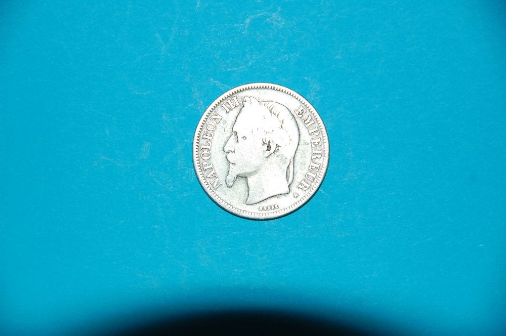 FRANCE : 2 FF 1866 A Napoléon III, Envoi, France, Monnaie en vrac, Argent