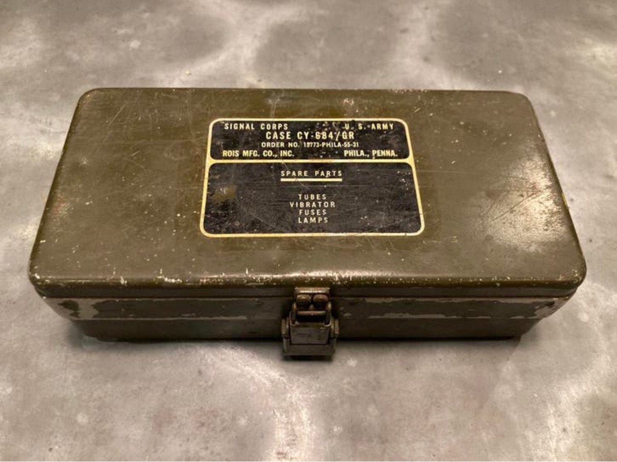 Amerikaanse militaire box uit de Tweede Wereldoorlog, Ophalen of Verzenden, Landmacht, Kist of Geocache