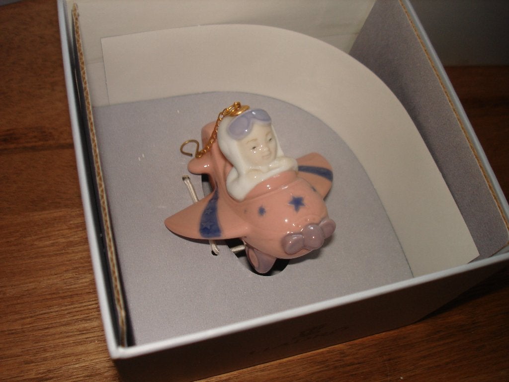 ORNEMENT LLADRO « avion », Antiquités & Art, Enlèvement ou Envoi