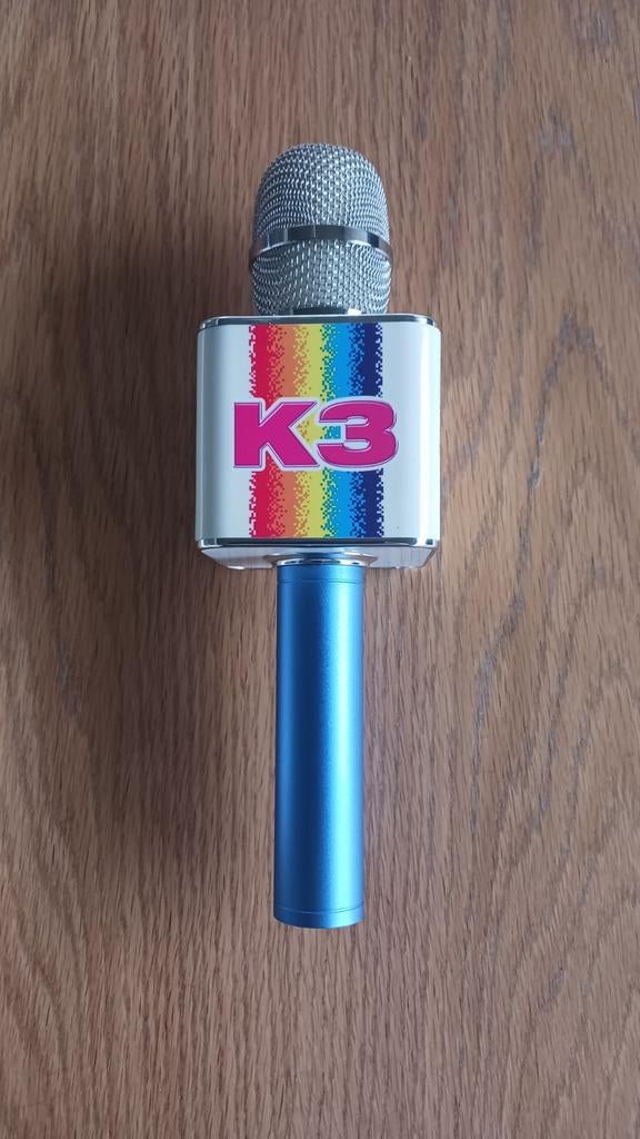 K3 karaoke microfoon regenboog, Ophalen of Verzenden, Zo goed als nieuw, Overige typen, Draadloos