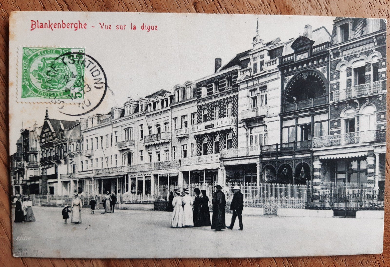Blankenberge la Digue villas en bord de mer, Enlèvement ou Envoi