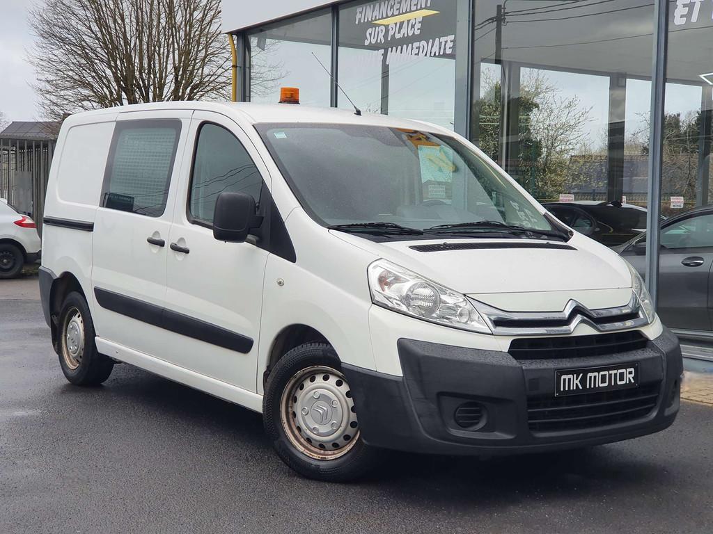Citroën Jumpy 1.6 DIESEL 90CV - 1ER MAIN - FULL CARNET, Auto's, Voorwielaandrijving, Stof, Gebruikt, 4 cilinders