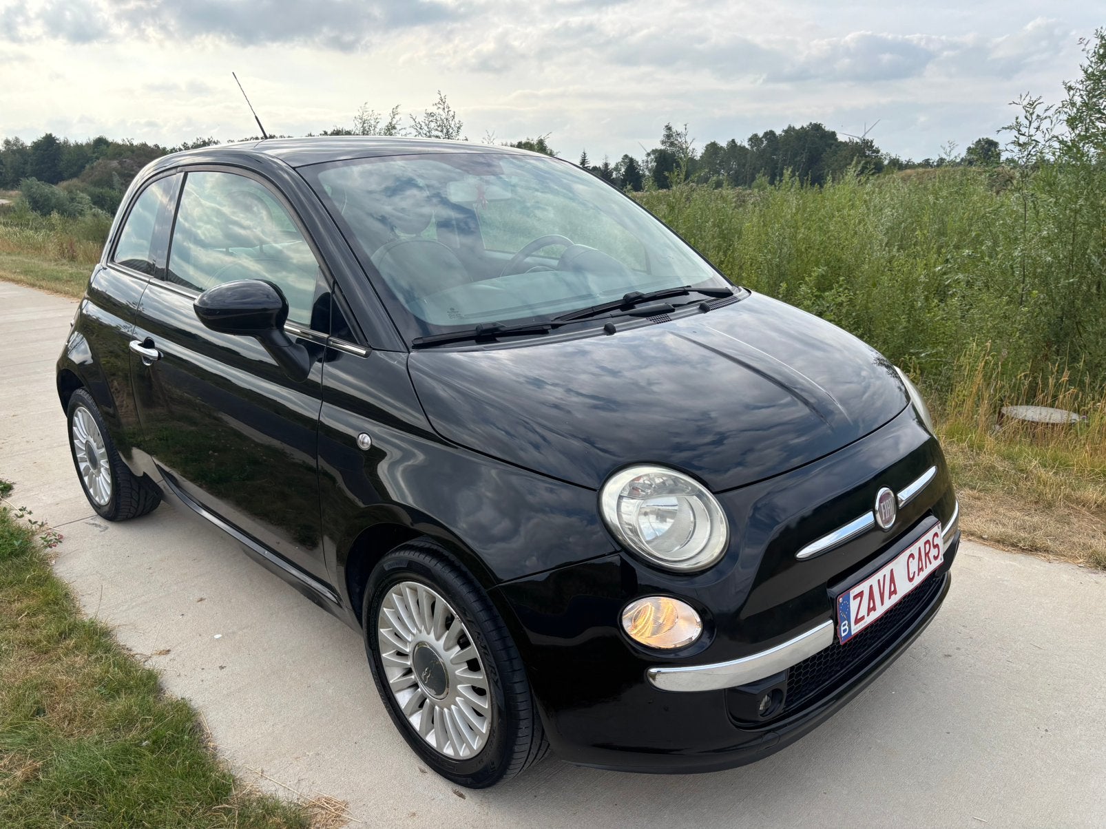 Fiat 500 1.2 ESSENCE 69CV - TOIT PANO - 121000KM, 78 g/km, Achat, Beige, Entreprise
