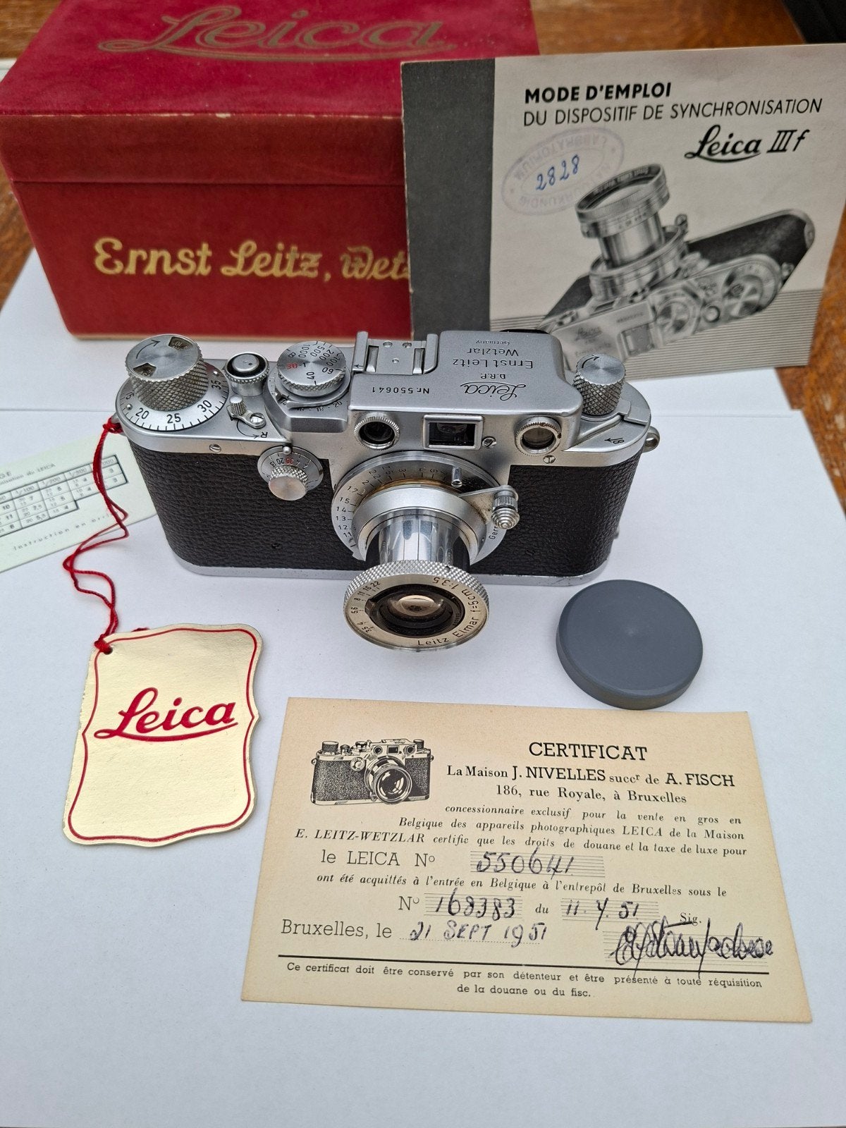 Leica IIIf, TV, Hi-fi & Vidéo, Appareils photo analogiques, Enlèvement ou Envoi, Utilisé, Leica