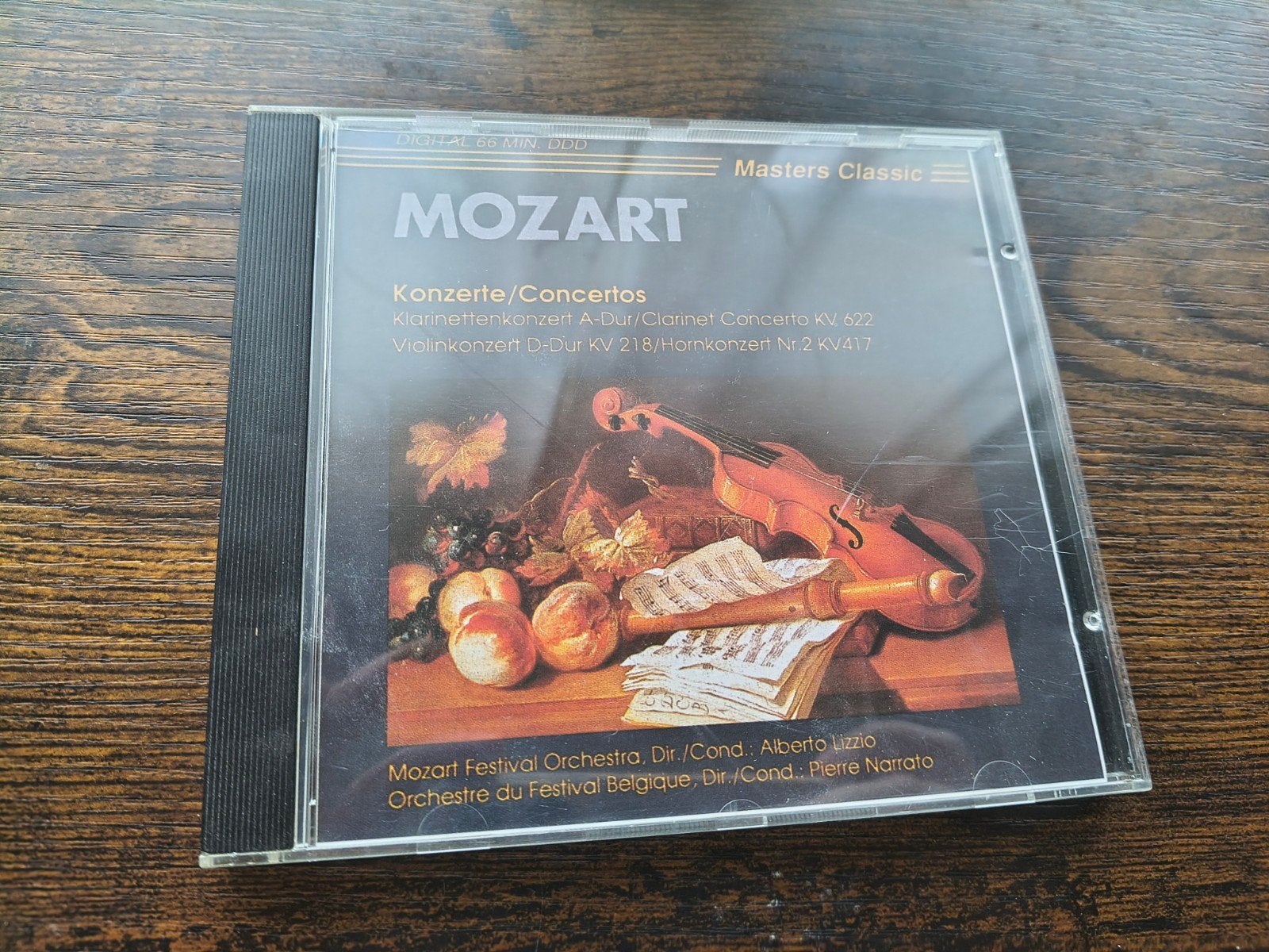 Mozart Clarinet, Violin and Horn concerto, Kamermuziek, Mozart, Overige typen, Ophalen of Verzenden