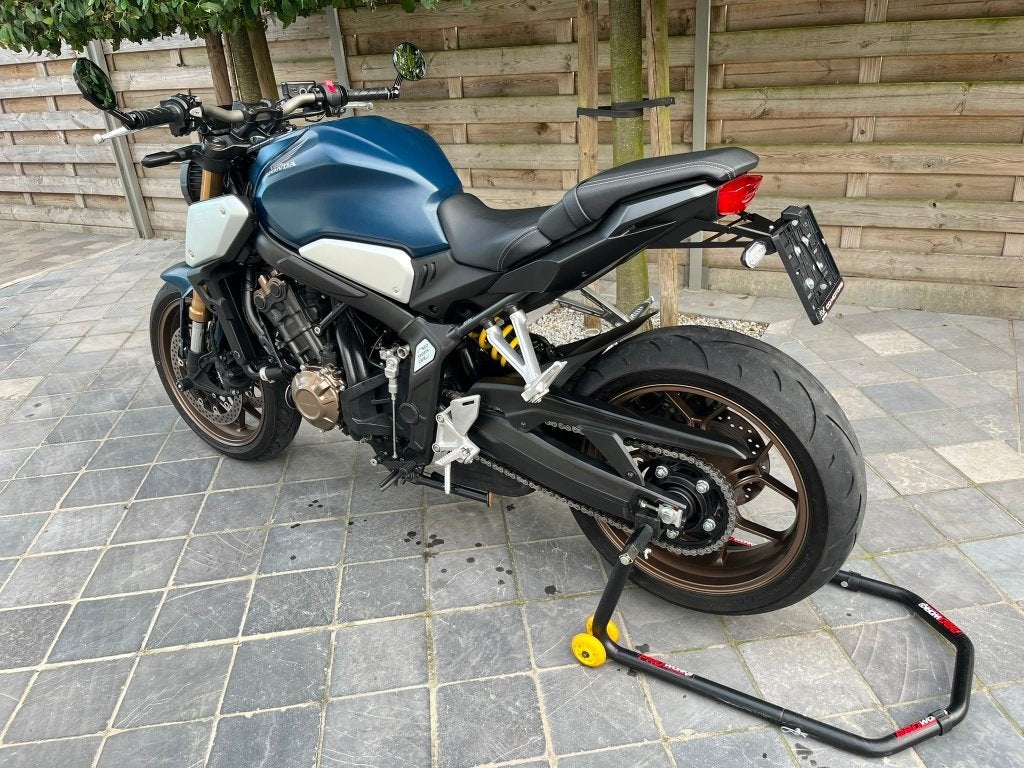 Honda cb650r **6700km**9/2021**topstaat!!**jeans blauw**, Motoren, ABS, 4 cilinders, Meer dan 35 kW, Naked bike