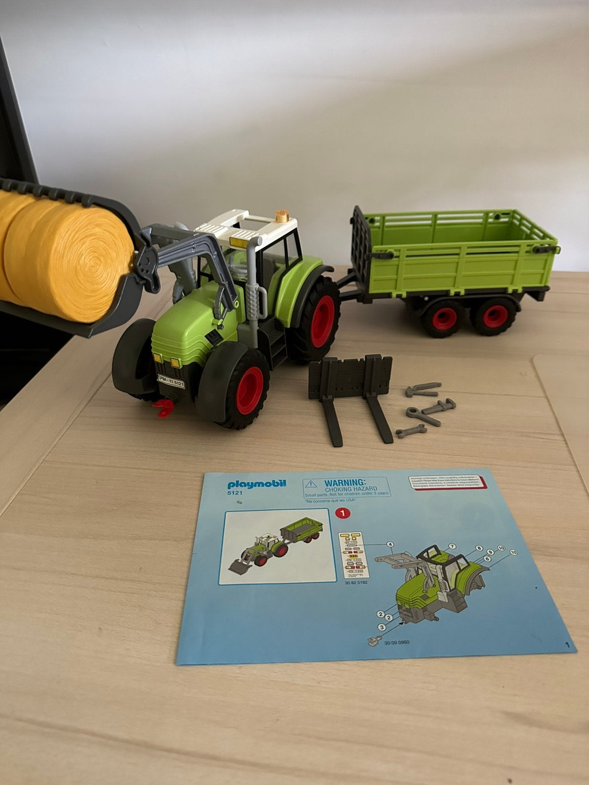 Playmobil tractor set 5121, Ophalen of Verzenden, Zo goed als nieuw