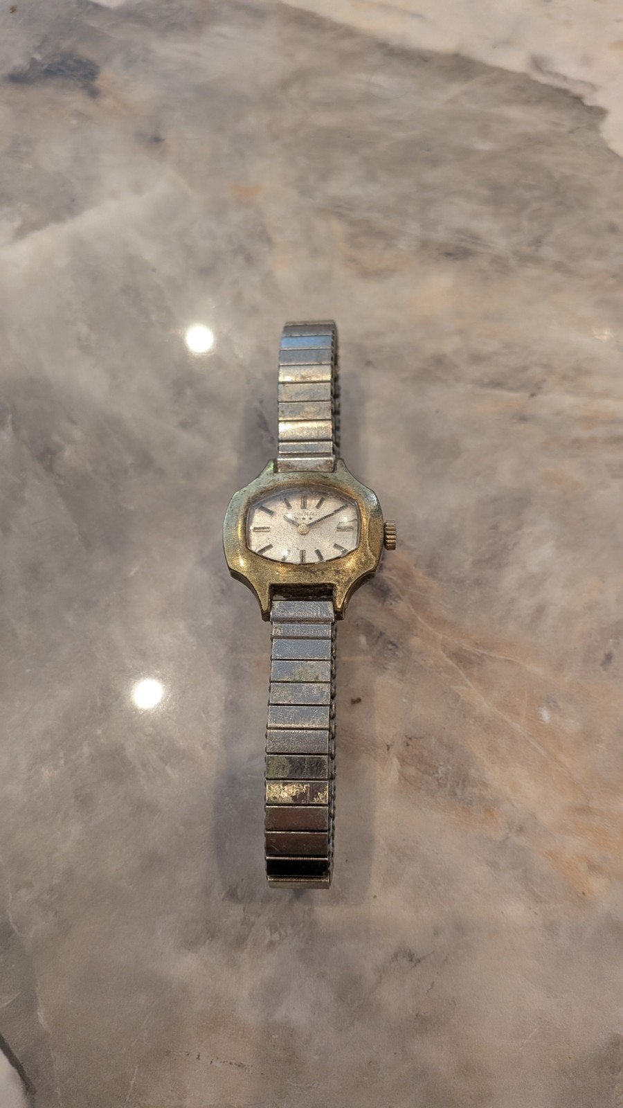 Pontiac Vintage mechanisch dameshorloge - HS/voor onderdelen, Ophalen of Verzenden