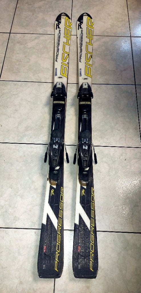 Ski Fischer 155 Progressor 7+ avec Batons Wedze Boost 500, Fischer, Enlèvement ou Envoi, Skis, 140 à 160 cm