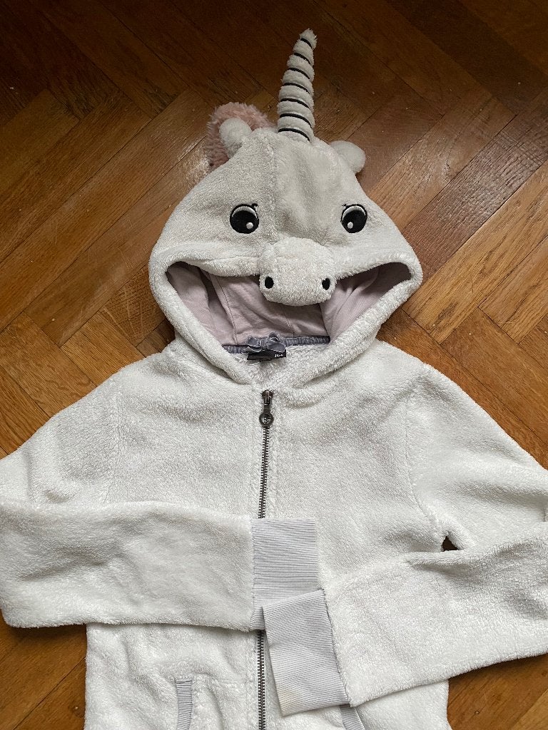 Hoodie met eenhoorn van 11 jaar oud, Kinderen en Baby's, Kinderkleding | Maat 146, Jbc, Gebruikt, Meisje, Trui of Vest