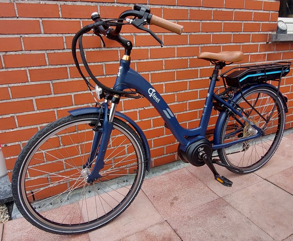 Elektrische damesfiets, Velgrem, (Extra) lage instap, 47 tot 50 cm, Zo goed als nieuw