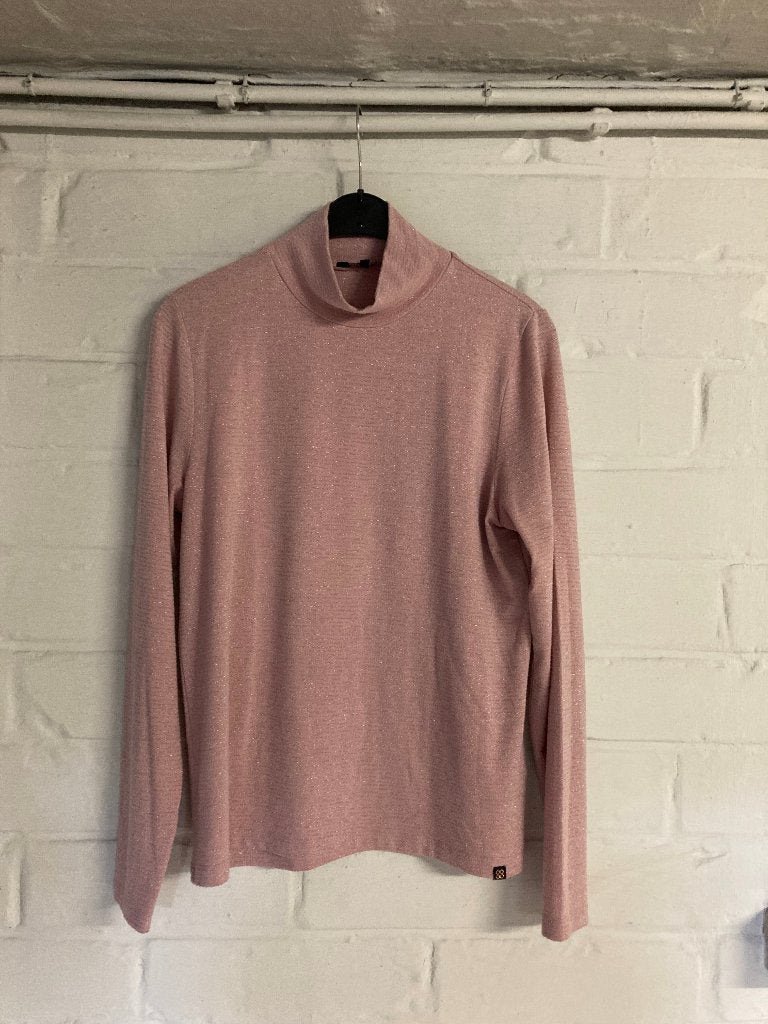 Roze met zilver gespikkelde souspull, Terre Bleue, 38, Taille 38/40 (M), Enlèvement ou Envoi, Terre Bleue, Rose