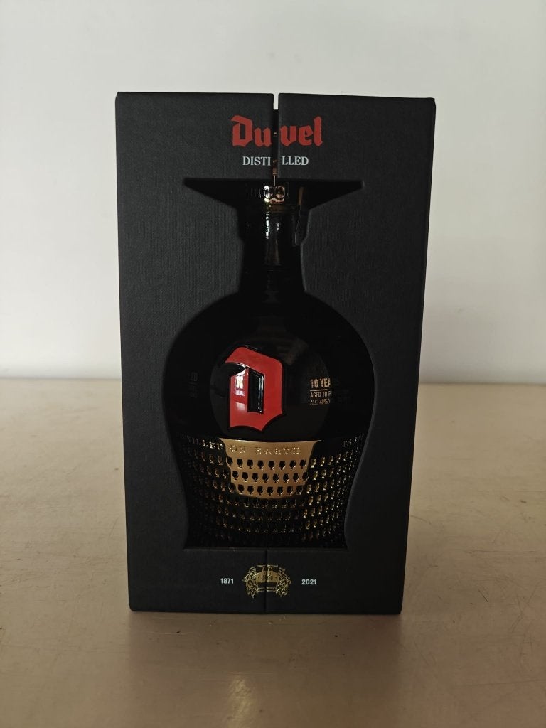 Duvel Distilled Whisky 2021 Celebration Bottle Nr 2376, Verzamelen, Ophalen, Overige typen, Nieuw, Vol