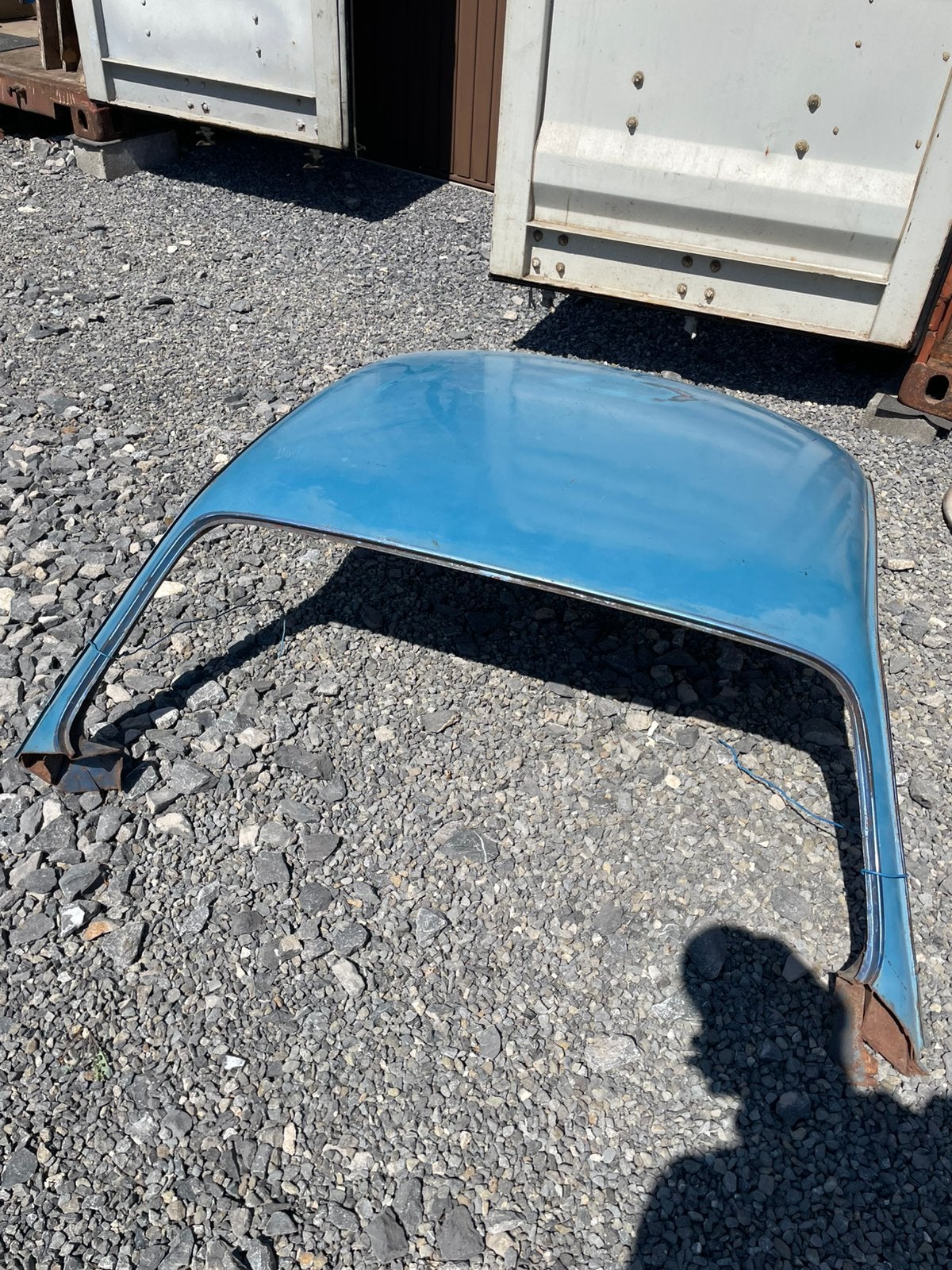 Toit de vw karmann ghia type 14, Enlèvement
