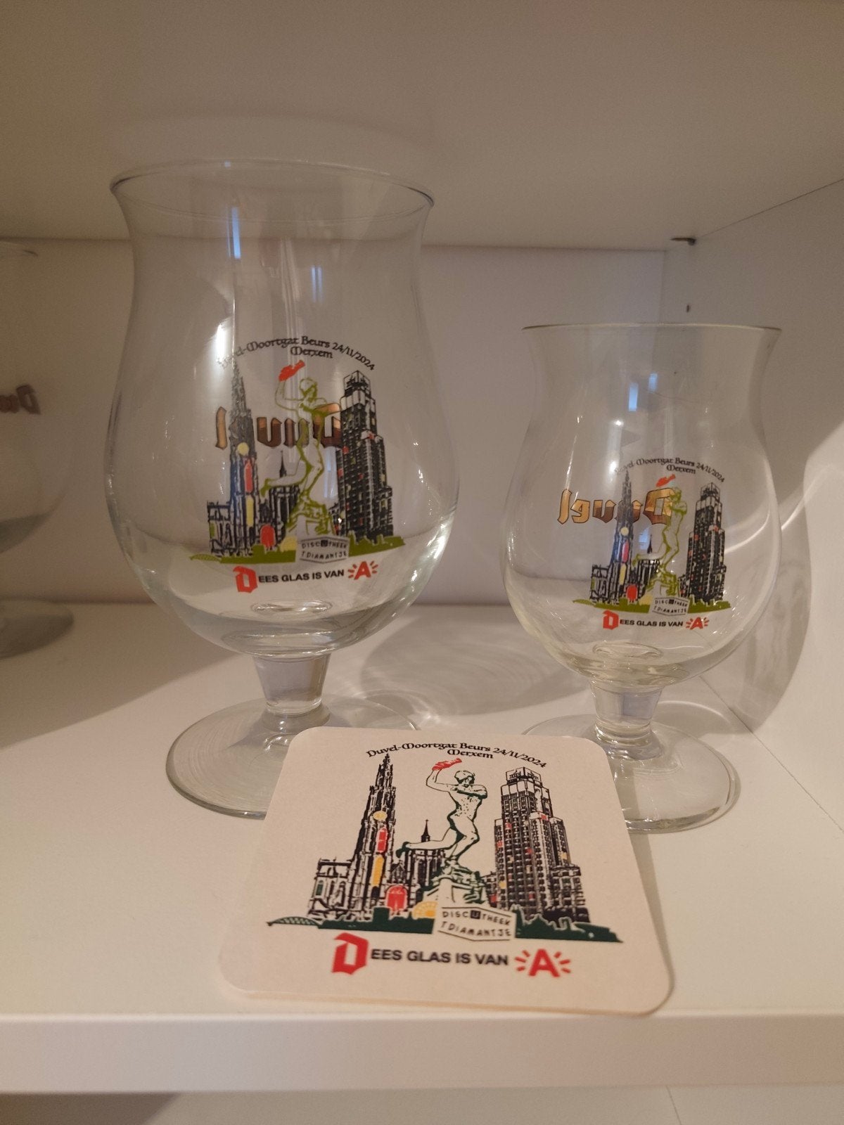 duvel setje antwerpen, Verzamelen, Biermerken, Ophalen of Verzenden, Duvel