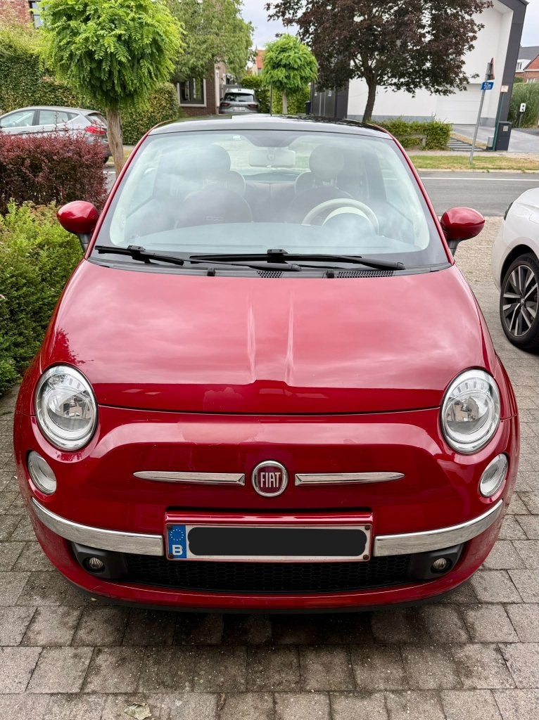 Fiat 500 Lounge 1.2 Automaat | Leder | Panoramadak, Auto's, 4 cilinders, Leder, Overige kleuren, Particulier