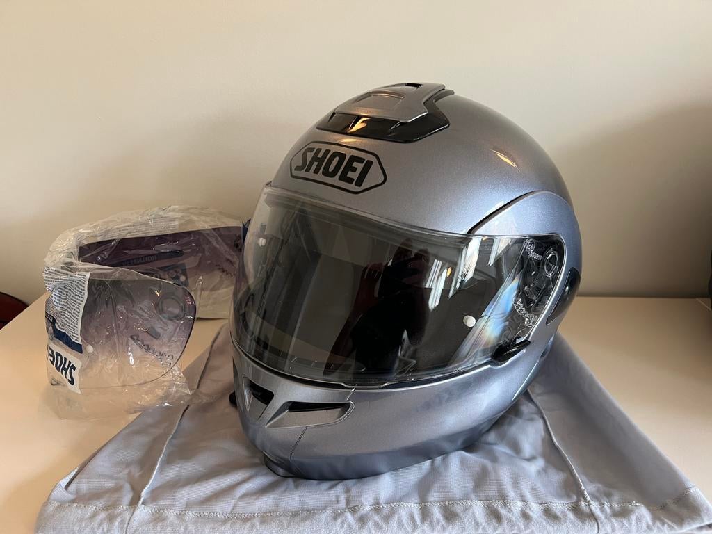 Shoei Multitec J-Cruise motorfiets helm, Motoren, M, Systeemhelm, Ophalen of Verzenden, Shoei